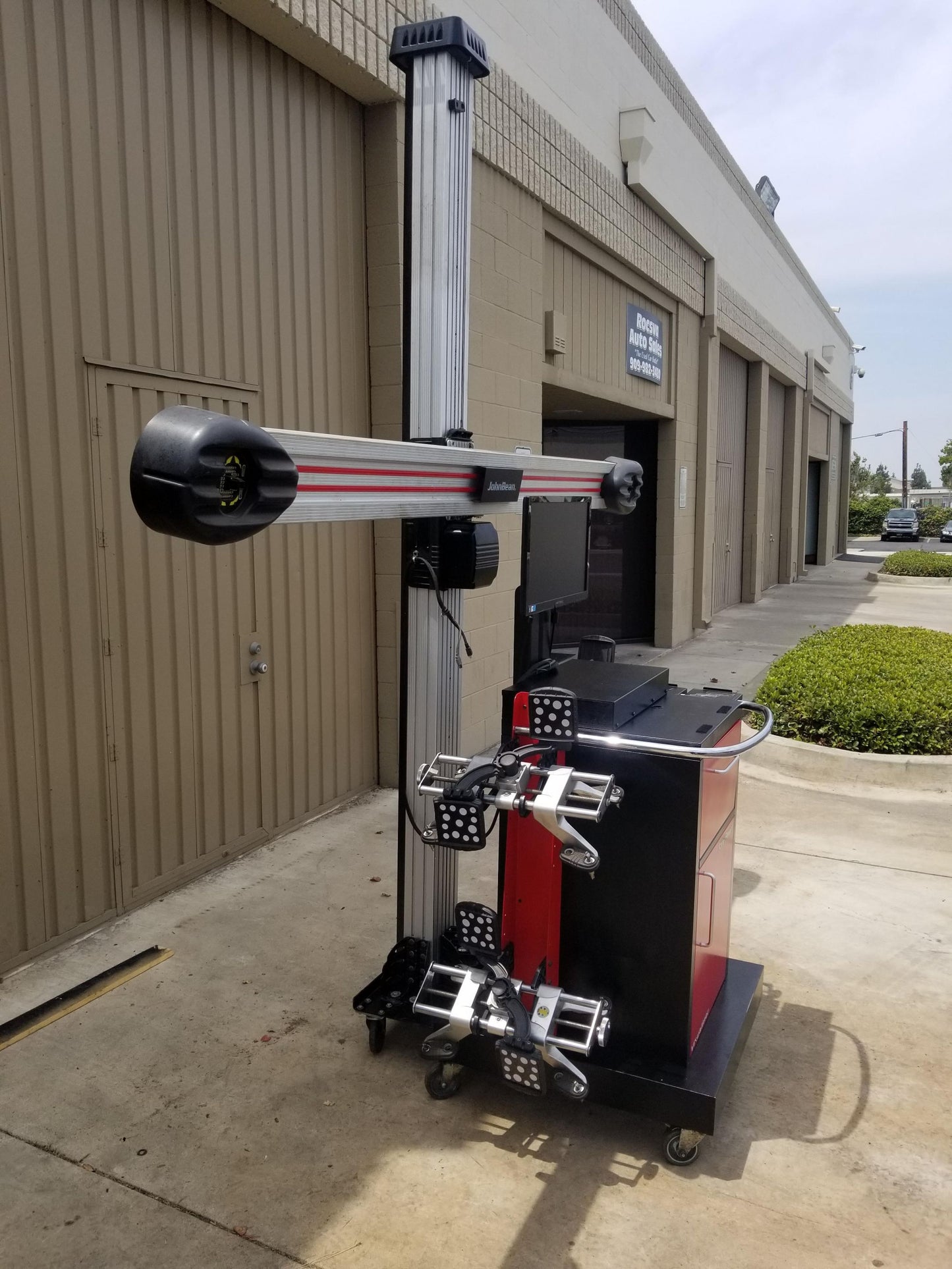 John Bean Alignment Machine (w/ Cart)