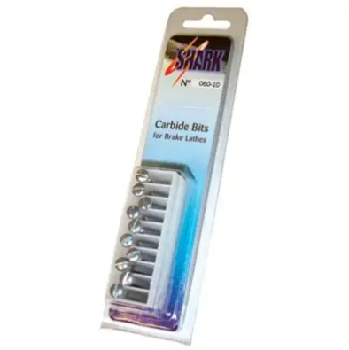 Shark 060-10 Accu-Turn Style Carbide Inserts for Accu-Turn Brake Lathes (Pack of 10)