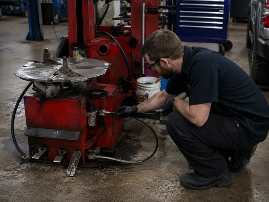 Tire Changer Leaking Air? Common Causes and When to Schedule Service