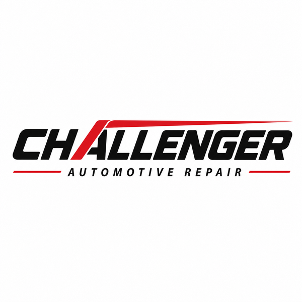 Logo for Challenger Automotive Repair on a white background